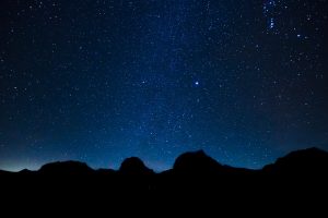 Night Sky and Dark Matter - Black Holes