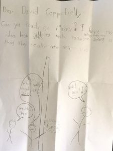 Letter to David Copperfield - idea