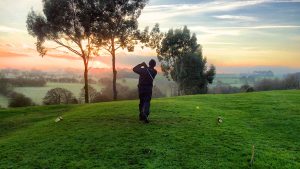 golfing - time
