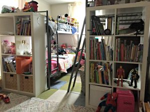 kids' room - clouds