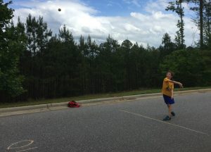 Scout Olympics Baseball throw