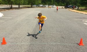 Cub Scout Sprinting