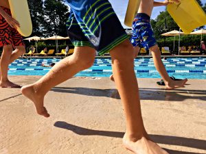 Wrinkle Running at the Pool