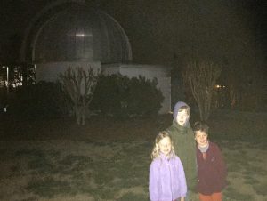 Kids at Cline Observatory Instead of Movie Night
