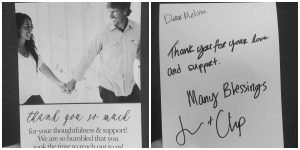Chip and Joanna thank you note