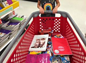 Cart and School Supplies