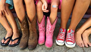 Shoe Assortment at the Rodeo