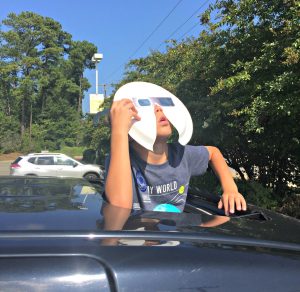 Sun Roof View of the Eclipse