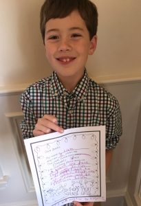 L's Letter to Santa - Elf