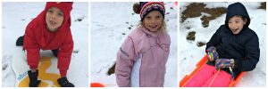 Sledding - Santa