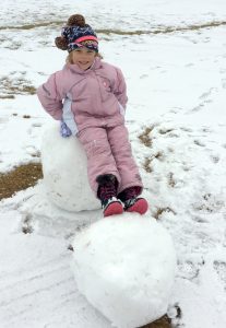 Snowman in the Making